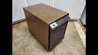 1976 Kenmore dehumidifier, cleaning + test