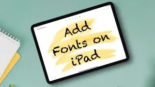 How to Install Fonts on iPad