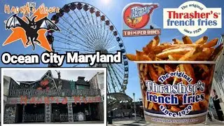 Thrasher's Fries & Historic Trimper Rides (1893) Walkthrough /Ocean City MD