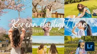 Korean daylight tone preset lightroom tutorial - Lightroom mobile presets