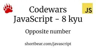 Codewars - Javascript - Opposite number