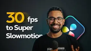 How to make 30fps Footage Slow Mo in Davinci Resolve