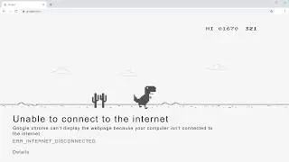 Chrome Dino Game Animation In After Effects