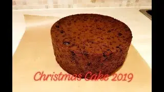 How To Make an 8 inch Traditional British Christmas Cake Tutorial 2019