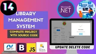 Library Management System Complete project with source code in ASP.NET C# ,SQL | Part-14