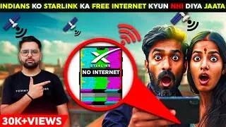 Hum Indians Ko Starlink ka Free Internet Kyu nhi Diya Jata? Future Technology Internet & Random Fact