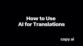 How to Use AI for Translation