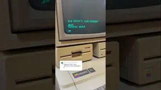 Well…that was unexpected! Guess the old apple IIe isn’t a big fan of Windows 