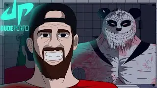 DUDE PERFECT : REVENGE OF THE PANDA [ a short horror animation ]