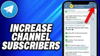 How To Increase Telegram Channel Subscribers (2024) - Easy Fix