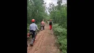 NCTA Chain saw class and trail work