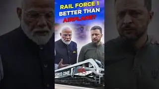 RAIL FORCE ONE USED BY PM MODI IN UKRAINE VISIT #modi