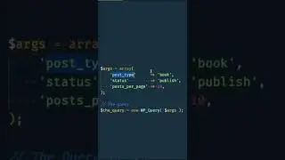 Post Type Parameters in WP_Query #buntywp #shorts #wordpress