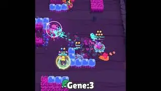 1 vs 3 Gene ☠️ #brawlstars #brawlstarsgame #bs #brawl