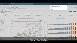 How to Download the View on Tableau online @tableau @TableauSupport