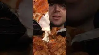 Pizza Hut Pizza & Wings & Ranch, OR Garlic sauce? #asmr #pizza #mukbang