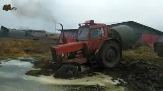 Трактор застрял в грязи Уникальная подборка Tractor stuck in mud compilation 2016, NEW