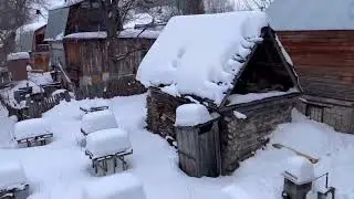 Чищу снег