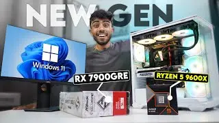 RYZEN 5 9600X PC BUILD ⚡️ With 16GB GPU - Best For Gaming & Editing At Max Settings 🤩 Antec