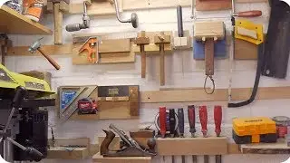 french cleat , tool holders and tool wall , organisation workshop tips and tricks