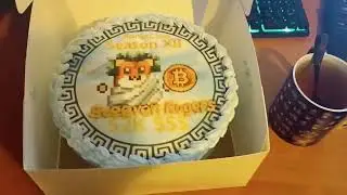 RollerCoin || A cake in honor of the new season