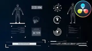 HUD Infographic Pack ★ DaVinci Resolve Templates ★