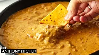 The MOST DELICIOUS Queso Recipe (Chili Cheese Dip)