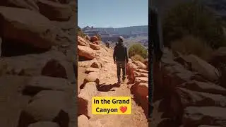 Hiking into the Grand Canyon