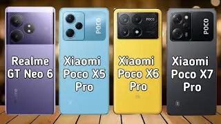 Xiaomi Poco X7 Pro Vs Xiaomi Poco X6 Pro Vs Xiaomi Poco X5 Pro Vs Realme GT Neo 6 Specs Comparisons