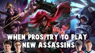 WHEN PROS TRY TO PLAY NEW ASSASSINS (ft Bjergsen, Faker, Sven, Jensen, Sneaky, Huhi)