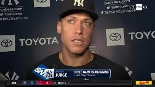 Aaron Judge provides update on left hand