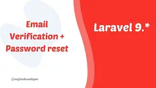 Laravel 9 | Project Startup | Email Verification | Password Reset