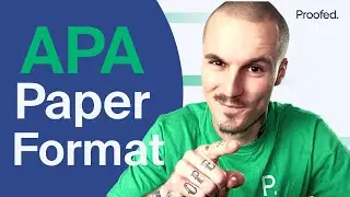 How to Format Your Paper in APA