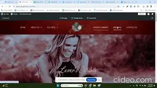 How to edit or change pictures and text on the website.