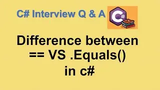 Difference between == VS .Equals() | Difference between == operator & .equals () method