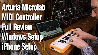 Arturia Microlab MIDI Controller review and setup with Windows and iOS