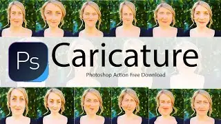 Caricature Photoshop Action Free Download - Photoshop Tutorial