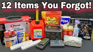 12 Forgotten Items Every Prepper Should Stockpile (Food Storage Preps)