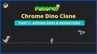 Adding Dino as Player | Google Chrome Dino Clone with python and pygame | PART 2 | #pyguru