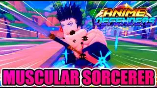 MUSCULAR SORCERER (TOJI FUSHIGURO) EVO SHOWCASE 🌀 ANIME DEFENDERS 🌀 #roblox