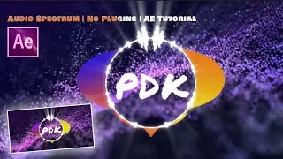 Audio Spectrum | No Plugins | After Effects Tutorial