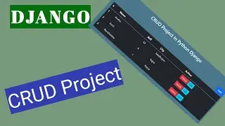 CRUD Project In Python Django (Hindi)