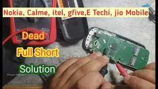 Nokia itel Calme jio Mobile Dead Full Short  Solution | Nokia 105 Full Short Solution Waqas Mobile