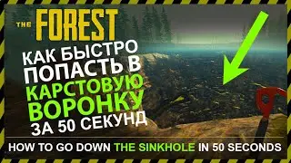 THE FOREST БЫСТРЫЙ СПУСК В КАРСТОВУЮ ВОРОНКУ