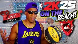 NBA 2K25 2K DAY - BEACH COURTS W/  My 6'3 Shot Creating 3-Level Threat