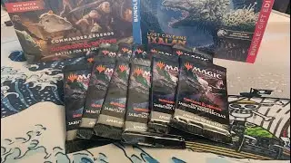 Распаковка бустеров MTG издания Forgotten Realms