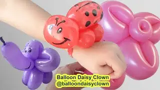 Ladybug, Flower, Elephant - Balloon Animals for Beginners DIY