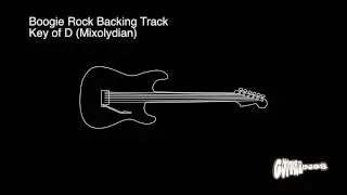 Boogie Rock Backing Track - Key of D - 110 BPM