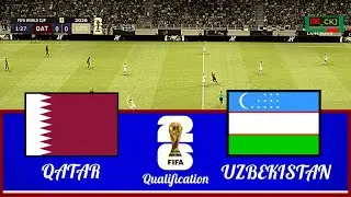 LIVE🔴 Qatar vs Uzbekistan | 2026 World Cup Qualifying-AFC Third Round Matchday | Pes 21  