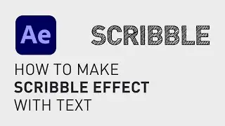 How to make scribble effect with text